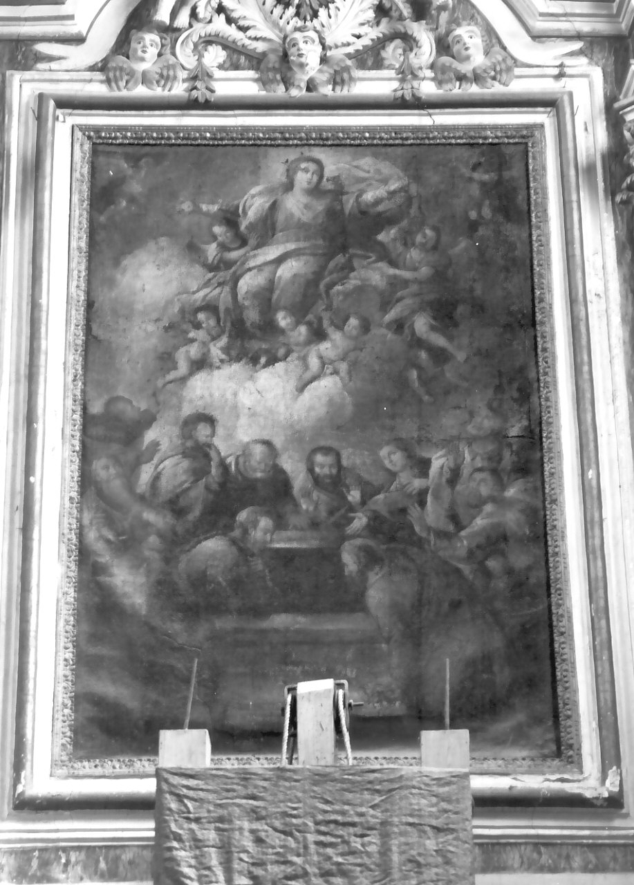 assunzione della Madonna (pala d'altare, opera isolata) - ambito Italia meridionale (fine sec. XVIII)