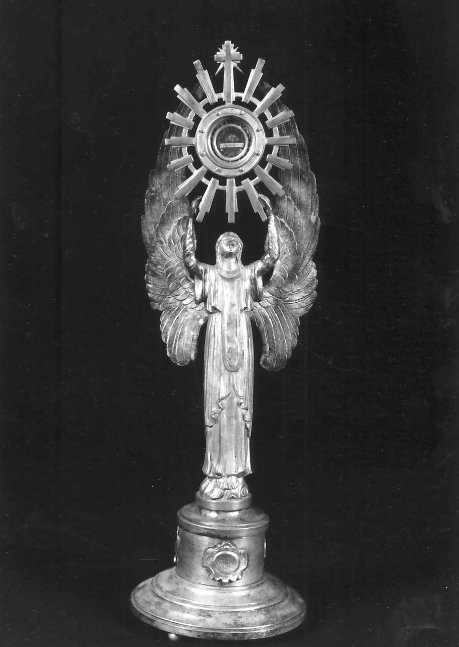 reliquiario-ostensorio, opera isolata - bottega Italia meridionale (prima metà sec. XX)