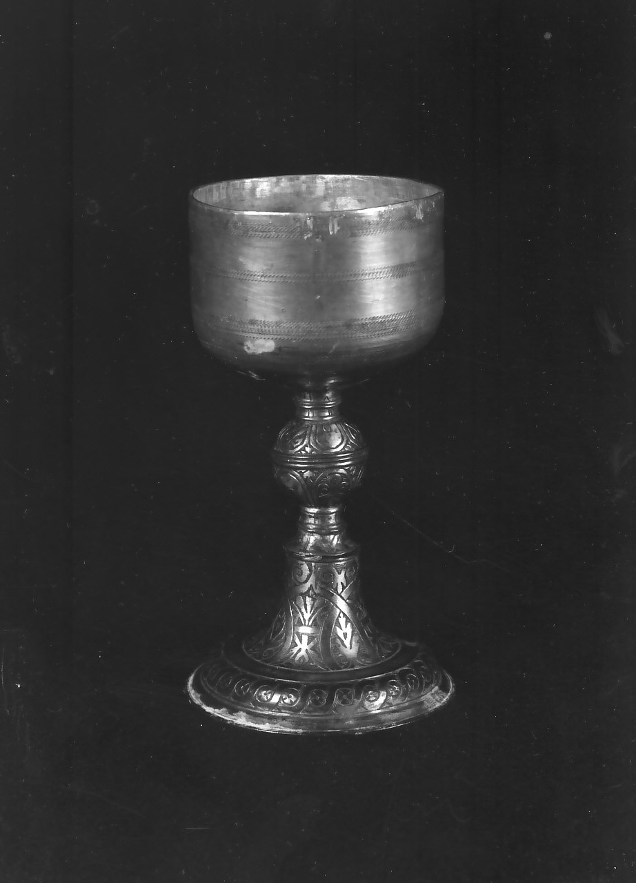 vasetto per l'olio degli infermi, opera isolata - bottega Italia meridionale (sec. XIX)