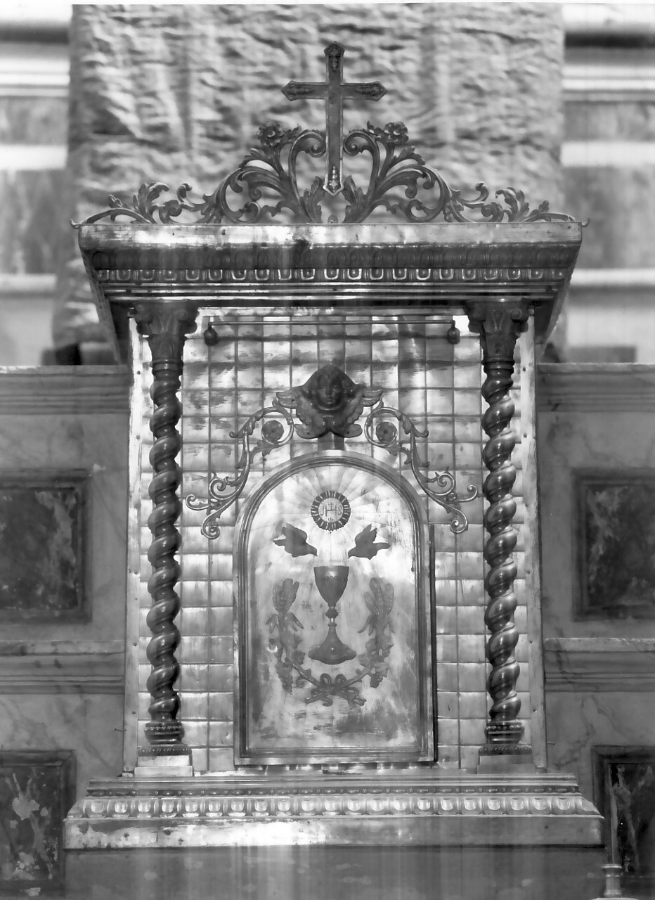 tabernacolo, opera isolata - bottega calabrese (inizio sec. XX)