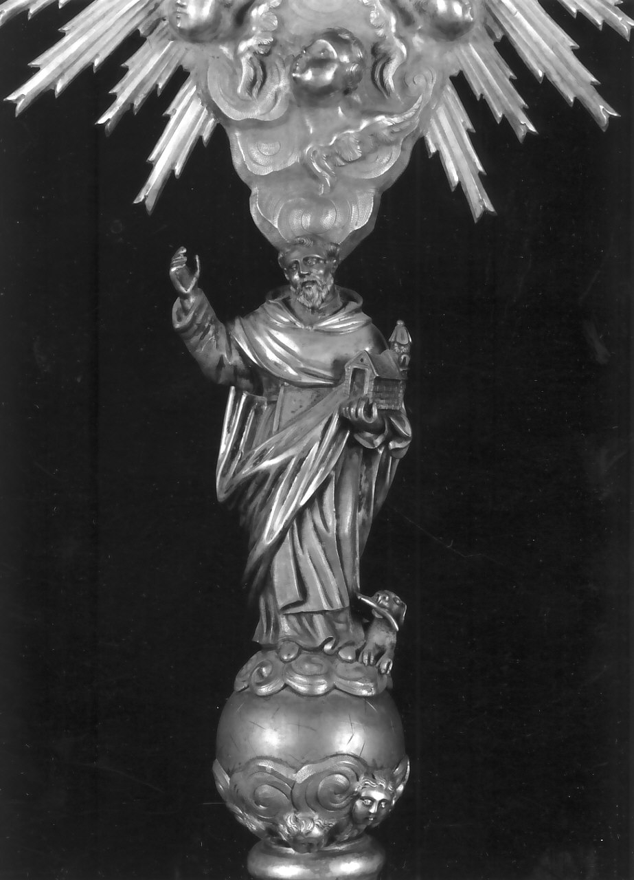 ostensorio - a raggiera, opera isolata - bottega Italia meridionale (sec. XIX)