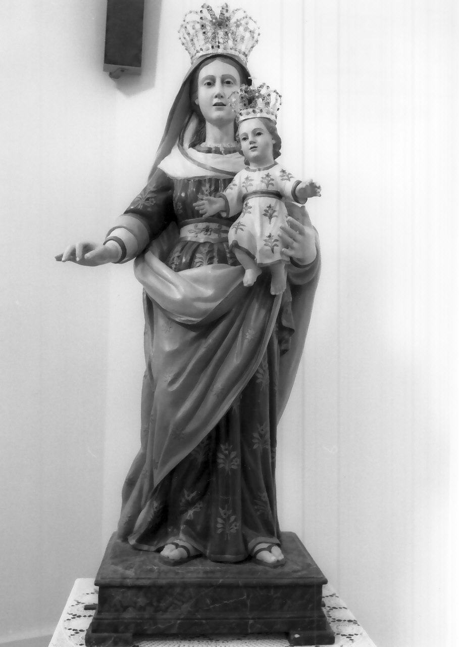 Madonna di Bellacava, Madonna con Bambino (statua processionale, opera isolata) - bottega Italia meridionale (sec. XIX)