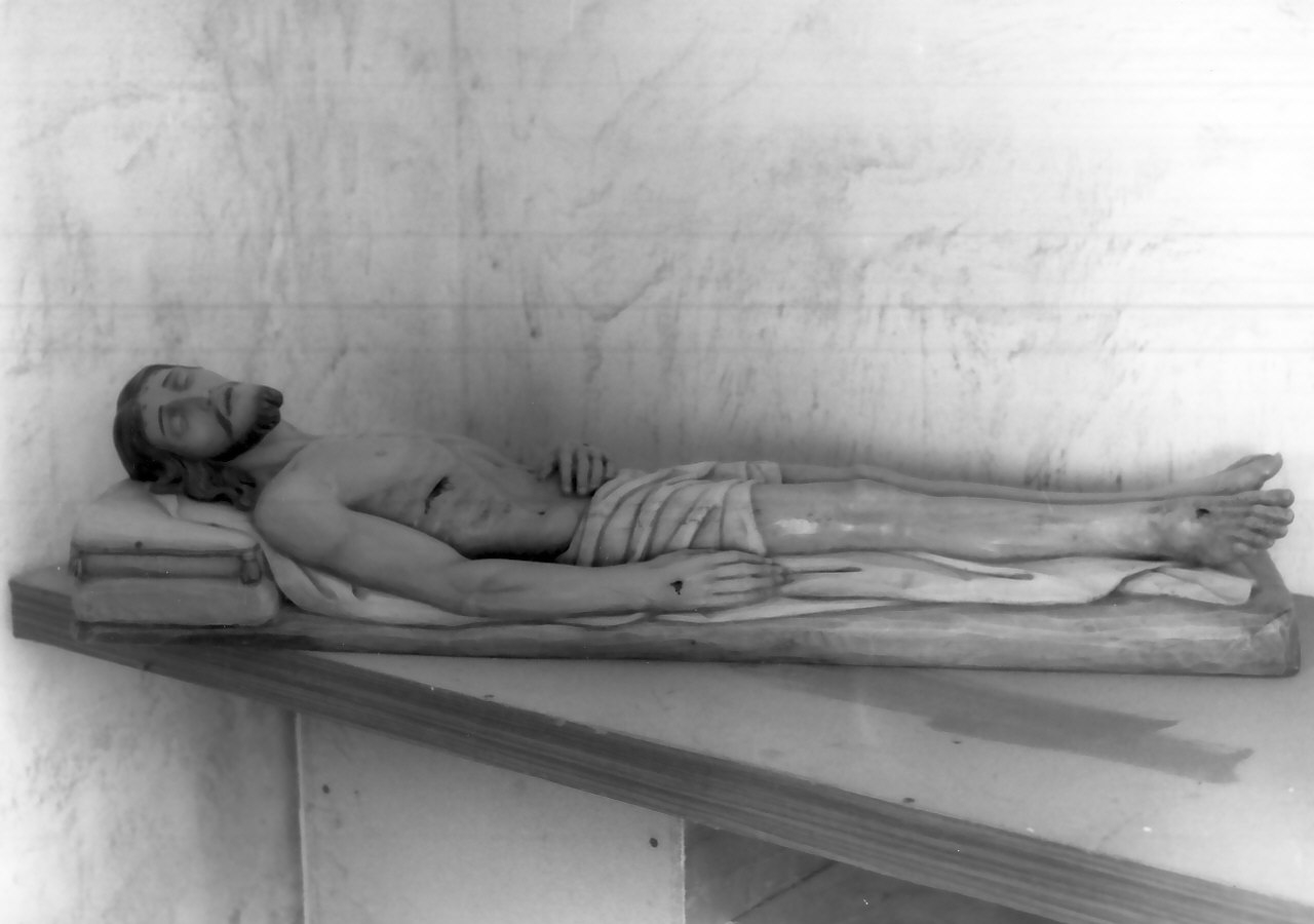 Cristo morto (statua, opera isolata) - bottega Italia meridionale (inizio sec. XX)