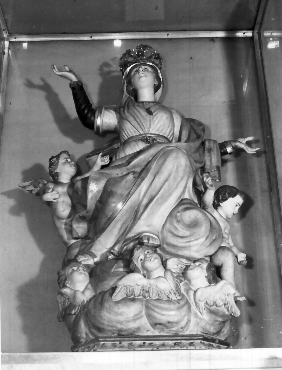 Madonna Assunta (statua, opera isolata) - bottega Italia meridionale (seconda metà sec. XVIII)