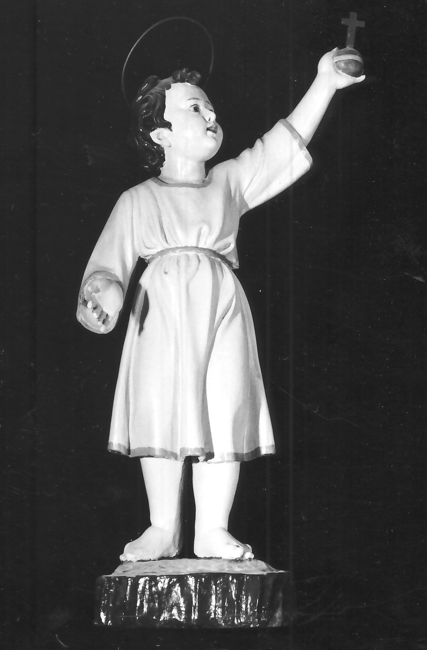 Gesù Bambino (statuetta, opera isolata) - bottega calabrese (seconda metà sec. XIX)