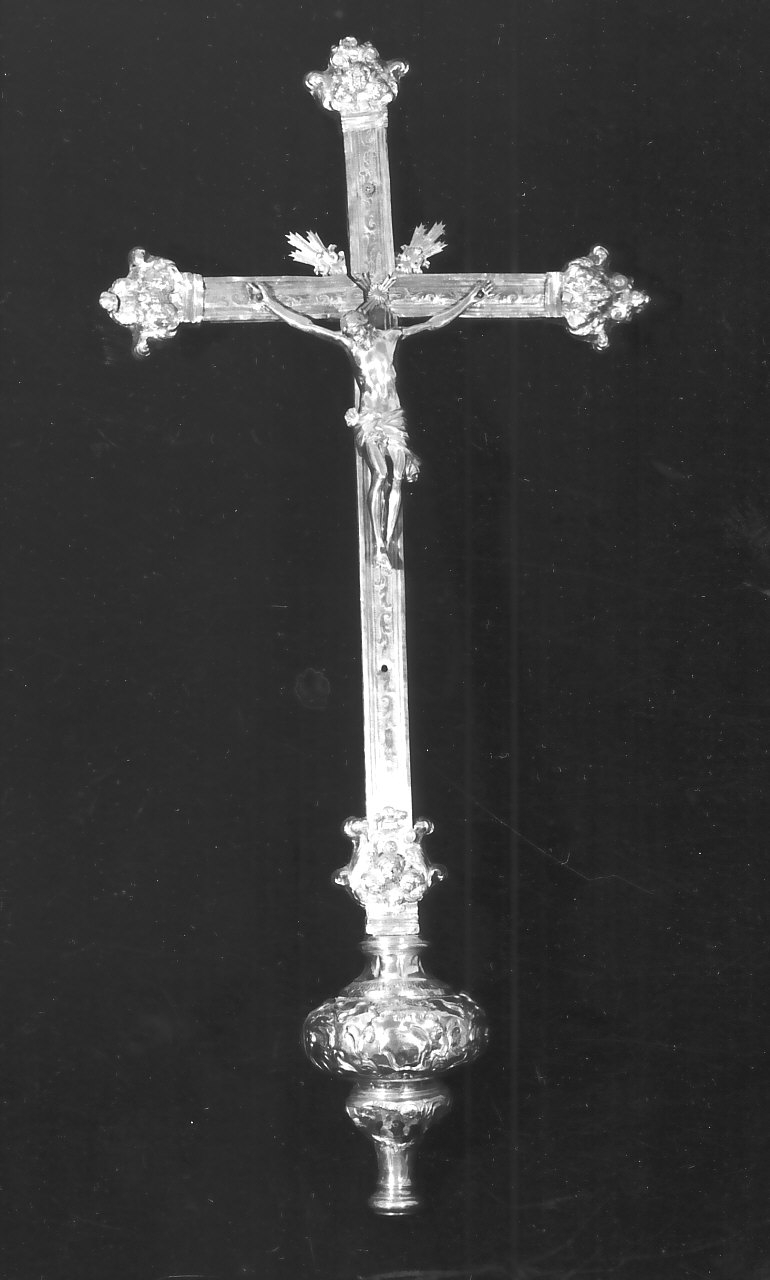 croce processionale, opera isolata di Palmentiero Nicola (sec. XVIII)