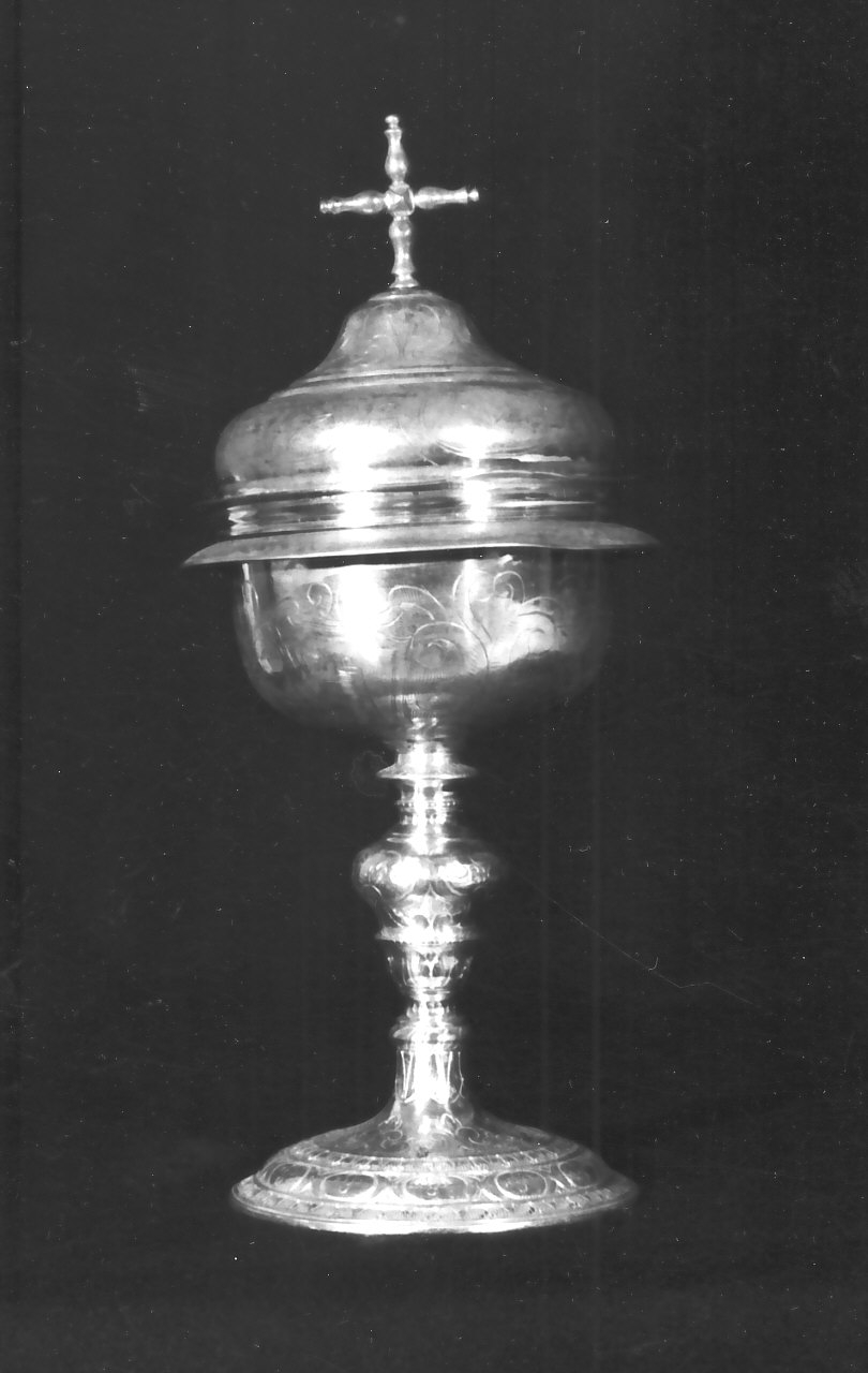 pisside, opera isolata - bottega napoletana (primo quarto sec. XVIII)