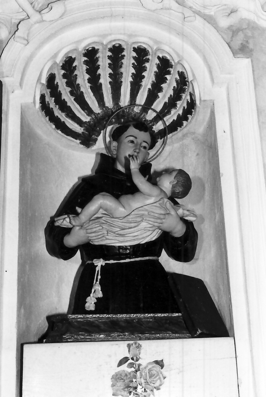 Sant'Antonio da Padova con il bambino (busto, opera isolata) - bottega Italia meridionale (prima metà sec. XIX)