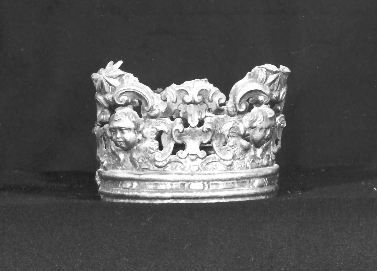 corona da statua, opera isolata - bottega napoletana (sec. XVIII)