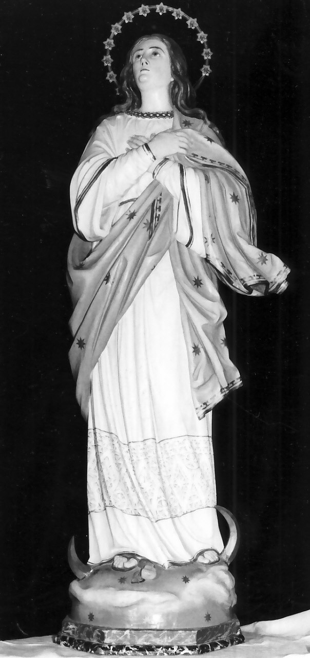 Madonna Immacolata (statua, opera isolata) - bottega Italia meridionale (fine sec. XIX)