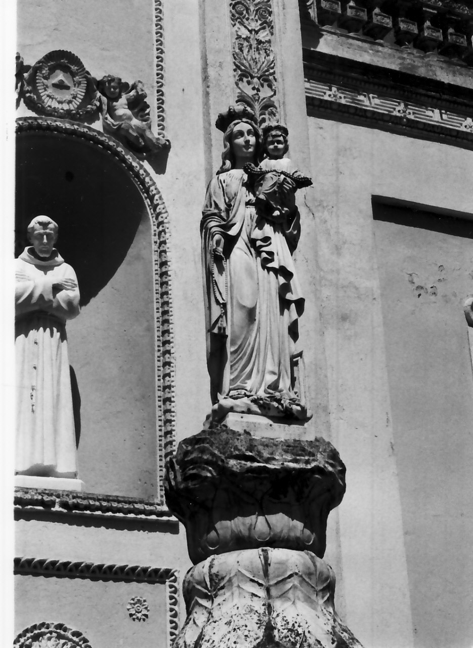 S. Maria del Principio, Madonna con Bambino (statua, opera isolata) - bottega calabrese (seconda metà sec. XIX)