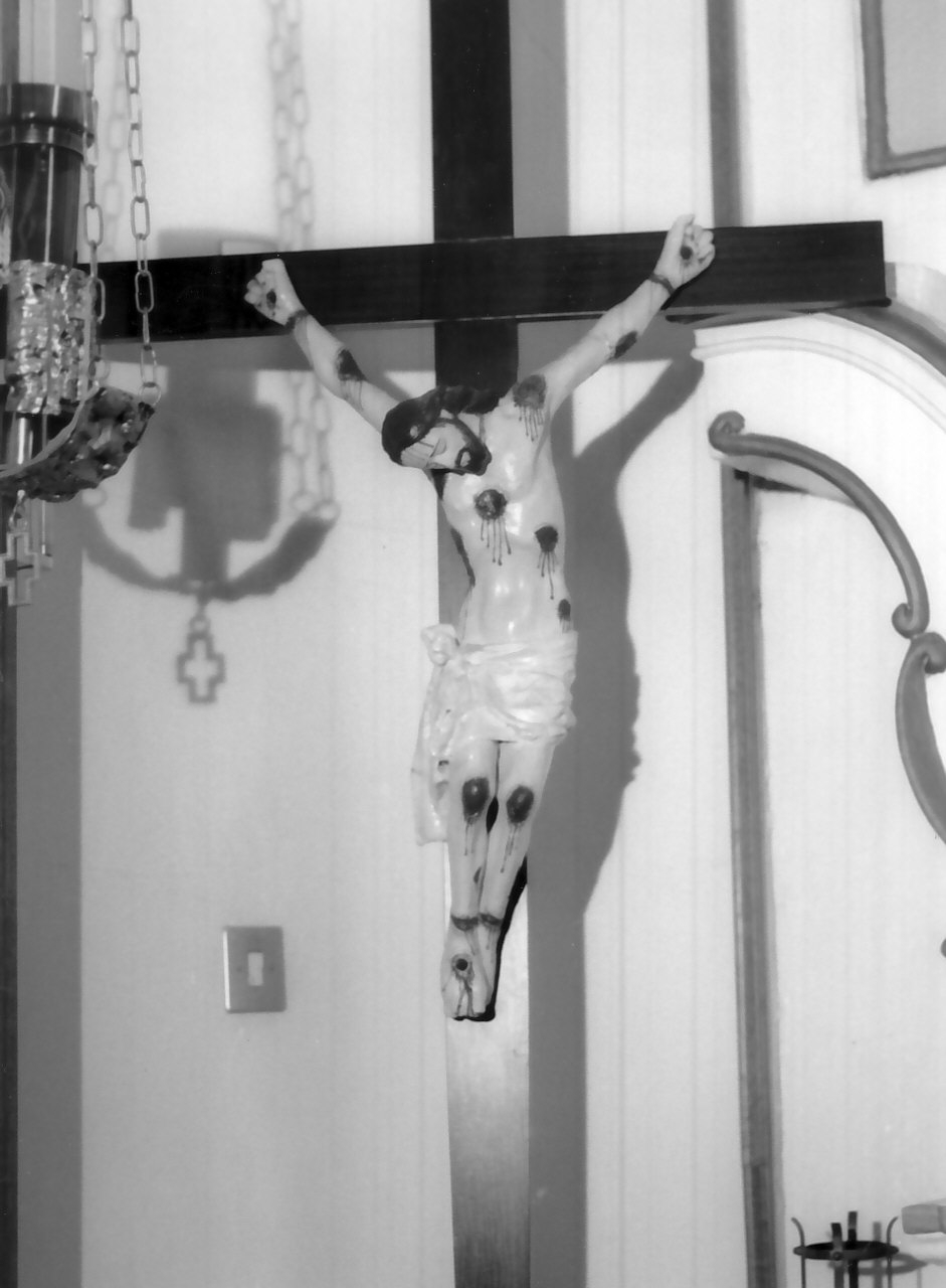 crocifisso, opera isolata - bottega calabrese (fine/inizio secc. XIX/ XX)