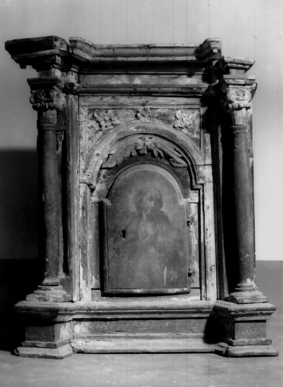 tabernacolo, opera isolata - bottega calabrese (fine/inizio secc. XVIII/ XIX)