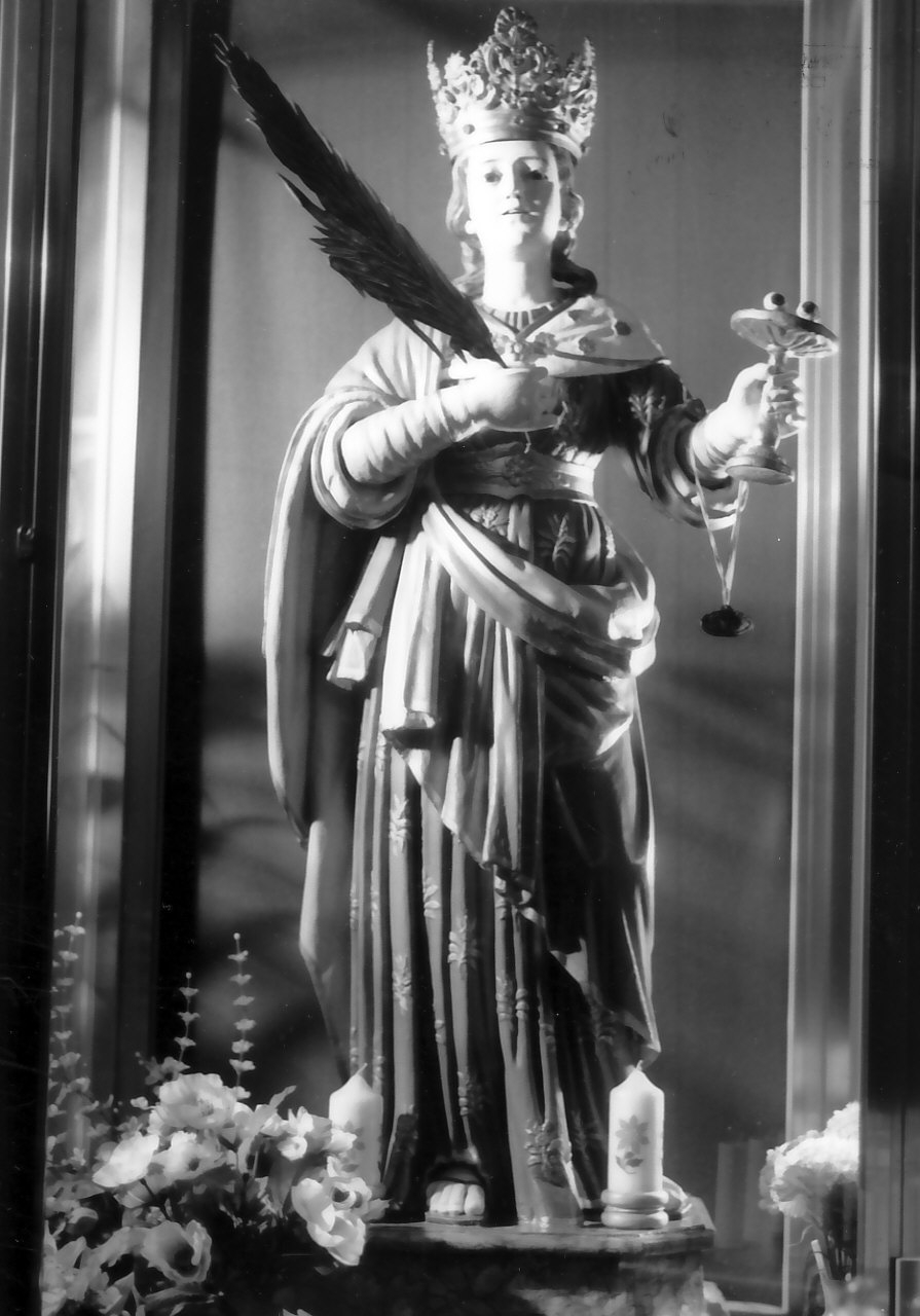 Santa Lucia (statua, opera isolata) - bottega calabrese (sec. XIX)