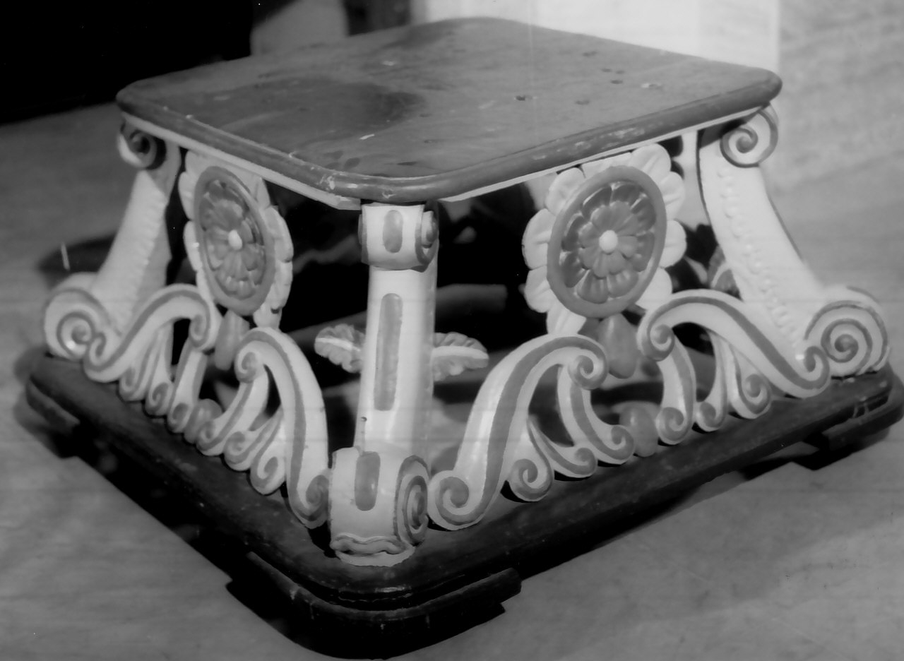 portantina, opera isolata - bottega calabrese (fine/inizio secc. XIX/ XX)