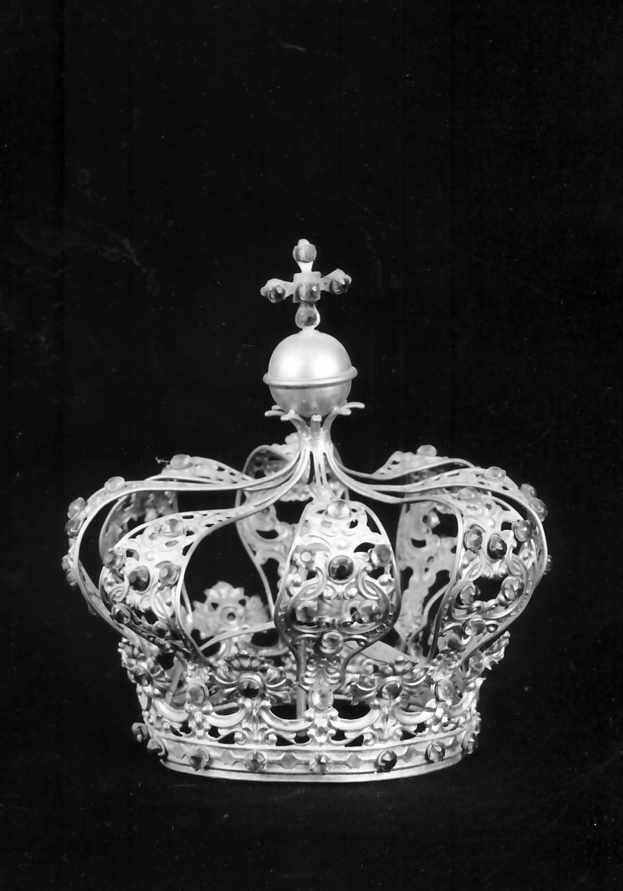 corona da statua, opera isolata - bottega calabrese (inizio sec. XX)