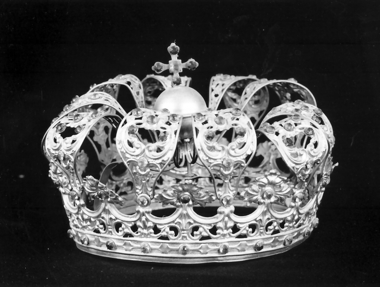 corona da statua, opera isolata - bottega calabrese (inizio sec. XX)