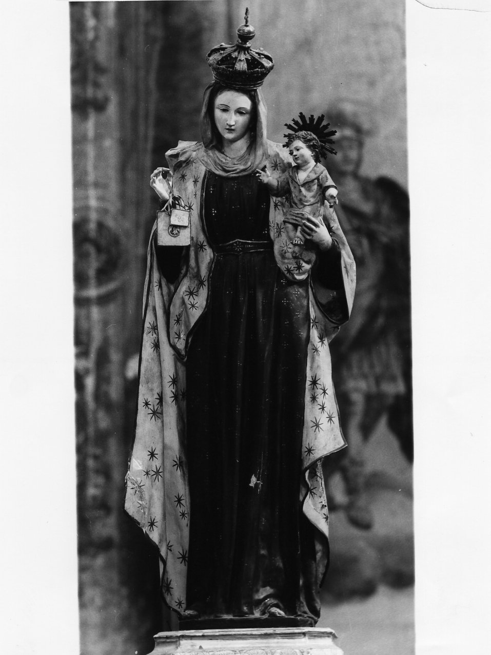 Madonna con Bambino (statua) - bottega napoletana (prima metà sec. XX)