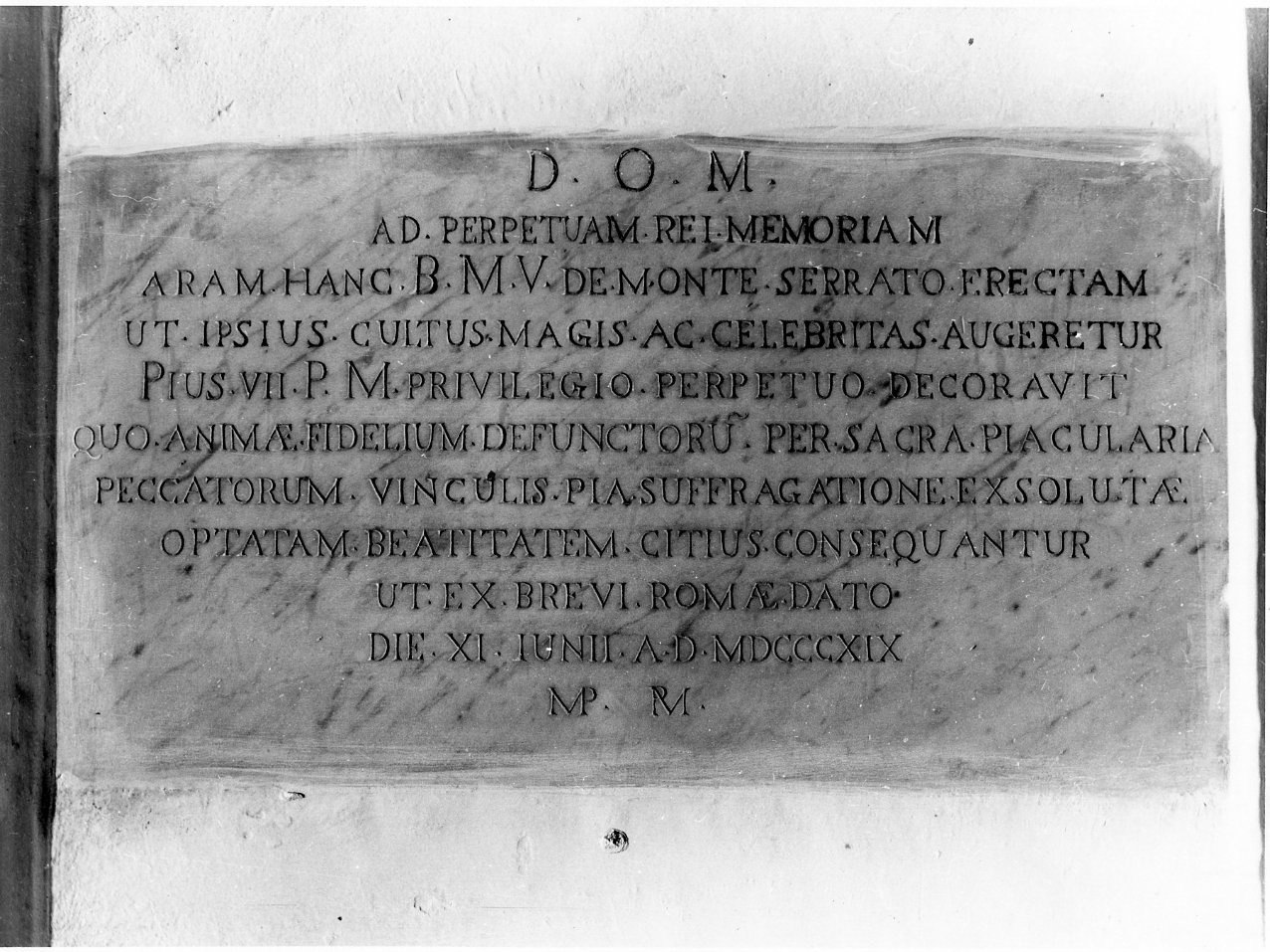 lapide commemorativa - bottega campana (sec. XIX)