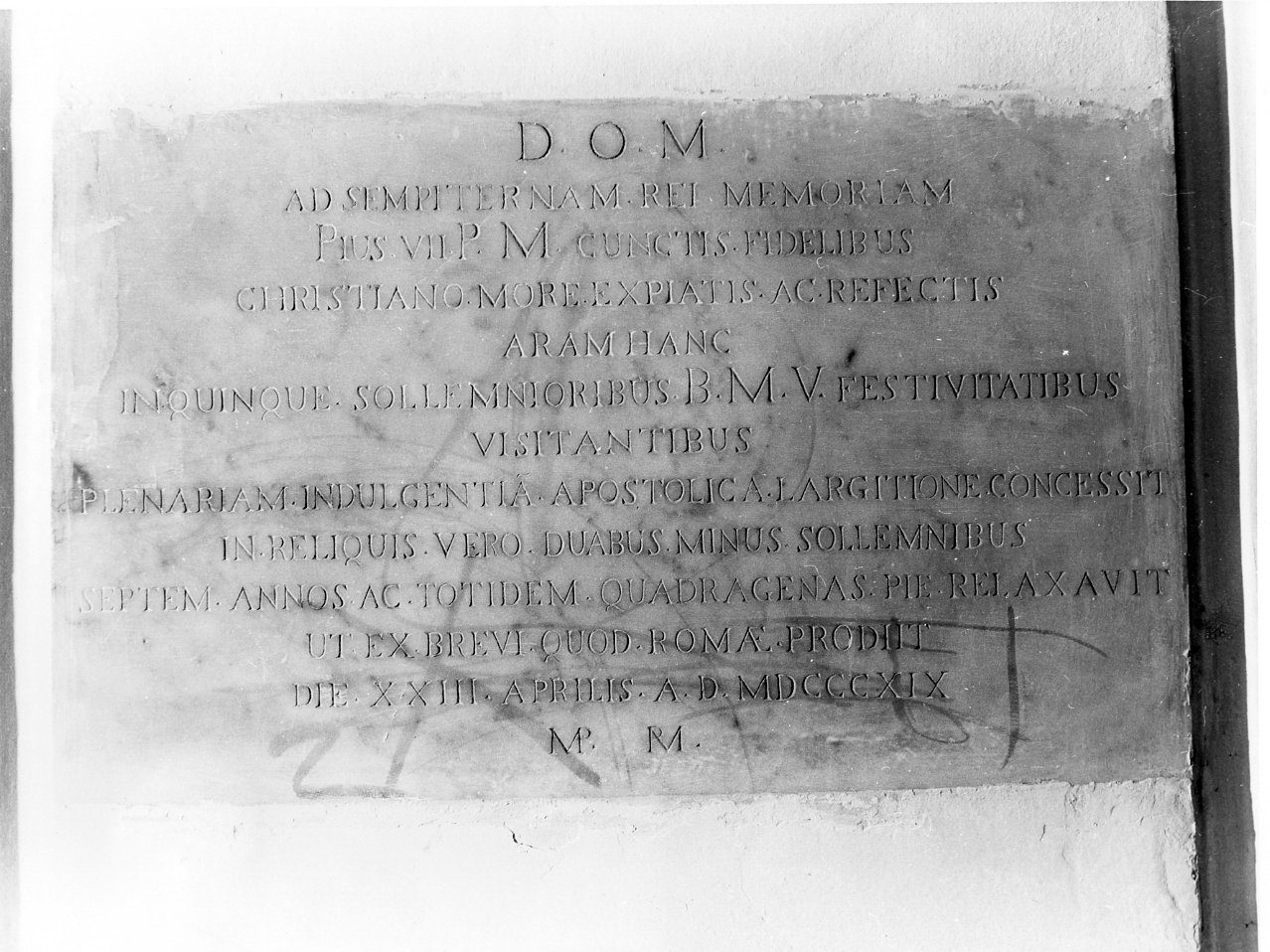 lapide commemorativa - bottega campana (sec. XIX)