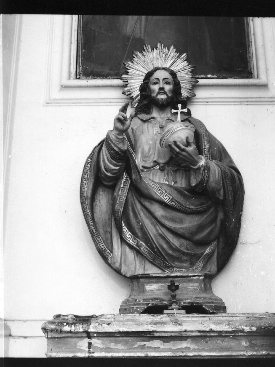 Cristo benedicente (scultura) - bottega campana (seconda metà sec. XIX)