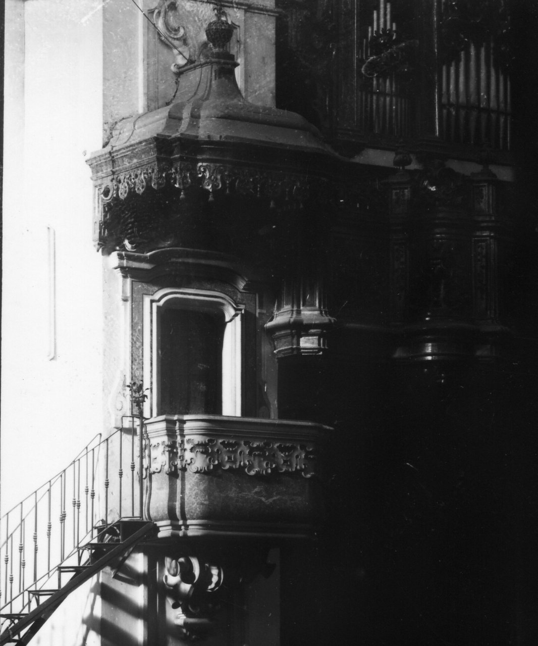 pulpito - bottega napoletana (seconda metà sec. XVIII)