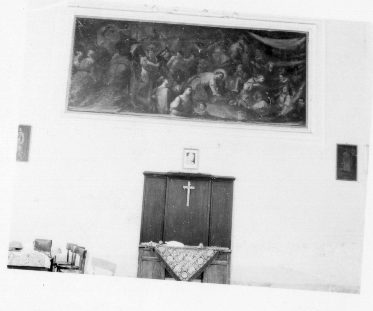 Cristo incontra la Veronica (dipinto) di Cacciapuoti Nicola (sec. XVIII)