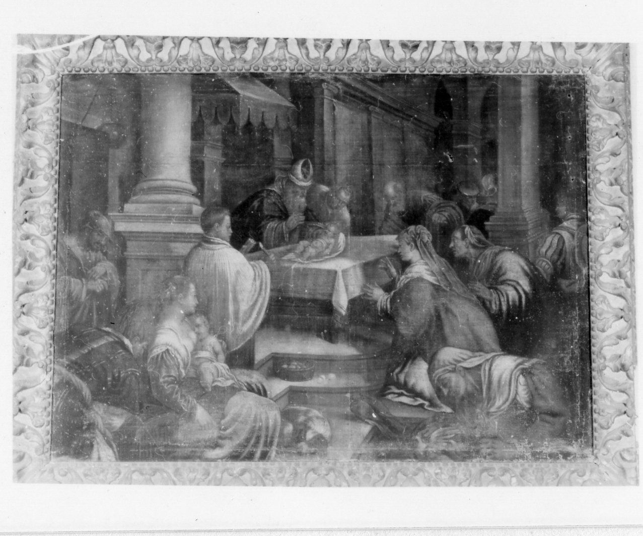 circoncisione di Gesù Bambino (dipinto) - ambito fiammingo (fine sec. XVI)