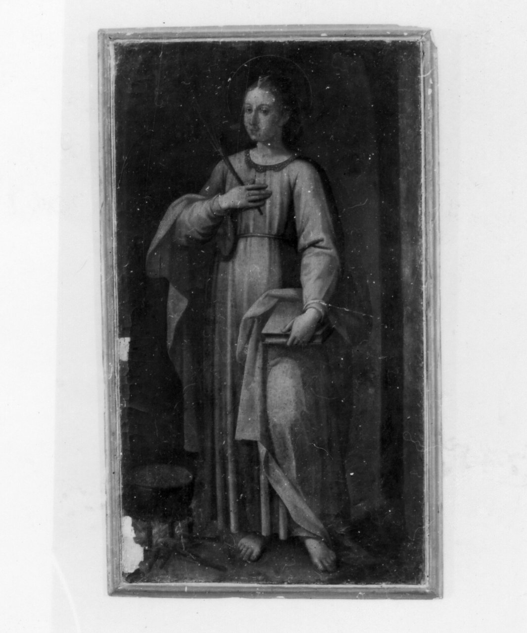 Santa martire (dipinto) - ambito napoletano (fine sec. XVI)