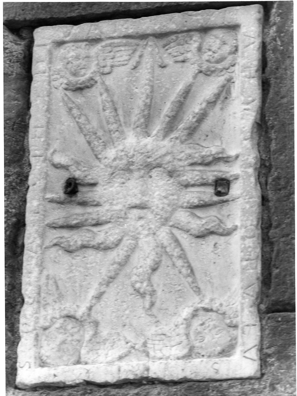 sole (rilievo) - bottega napoletana (secondo quarto sec. XVI)