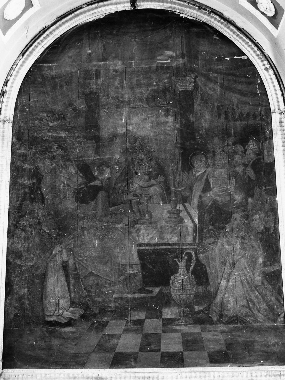 circoncisione di Gesù Bambino (dipinto) - ambito napoletano, ambito fiammingo (ultimo quarto sec. XVI)