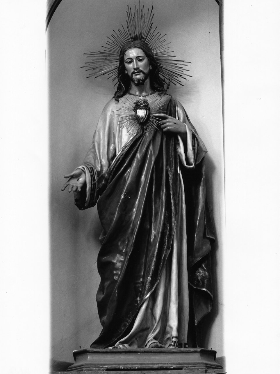 Sacro Cuore di Gesù (statua) - bottega campana (metà sec. XIX)