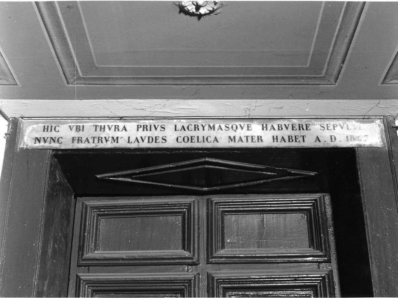 lapide celebrativa - bottega campana (sec. XIX)