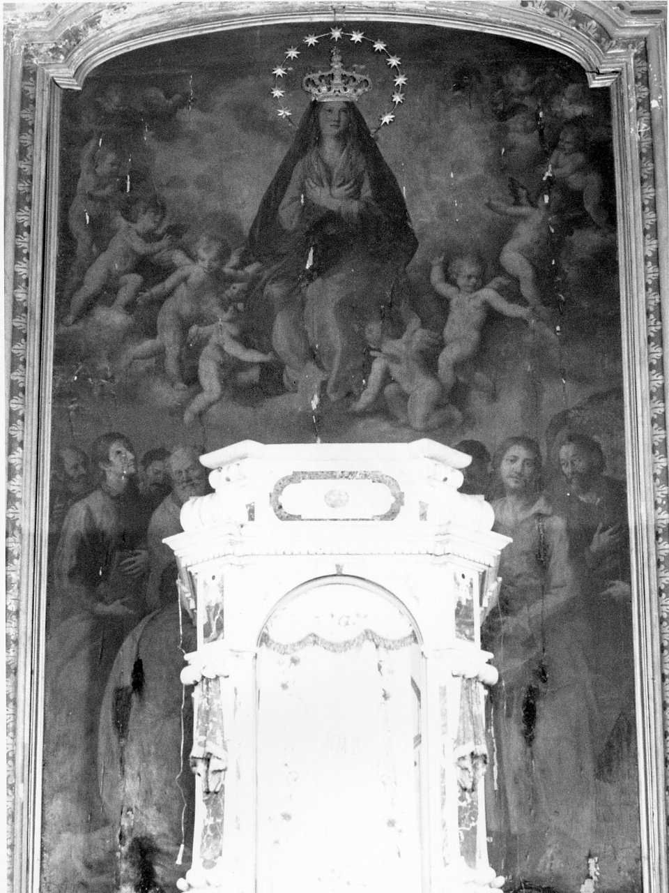 assunzione della Madonna (dipinto) di Santafede Fabrizio (fine sec. XVI)