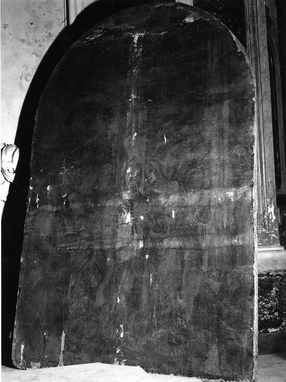 San Gioacchino visita San Giuseppe (dipinto) di Lama Giovan Bernardo (maniera) (terzo quarto sec. XVI)