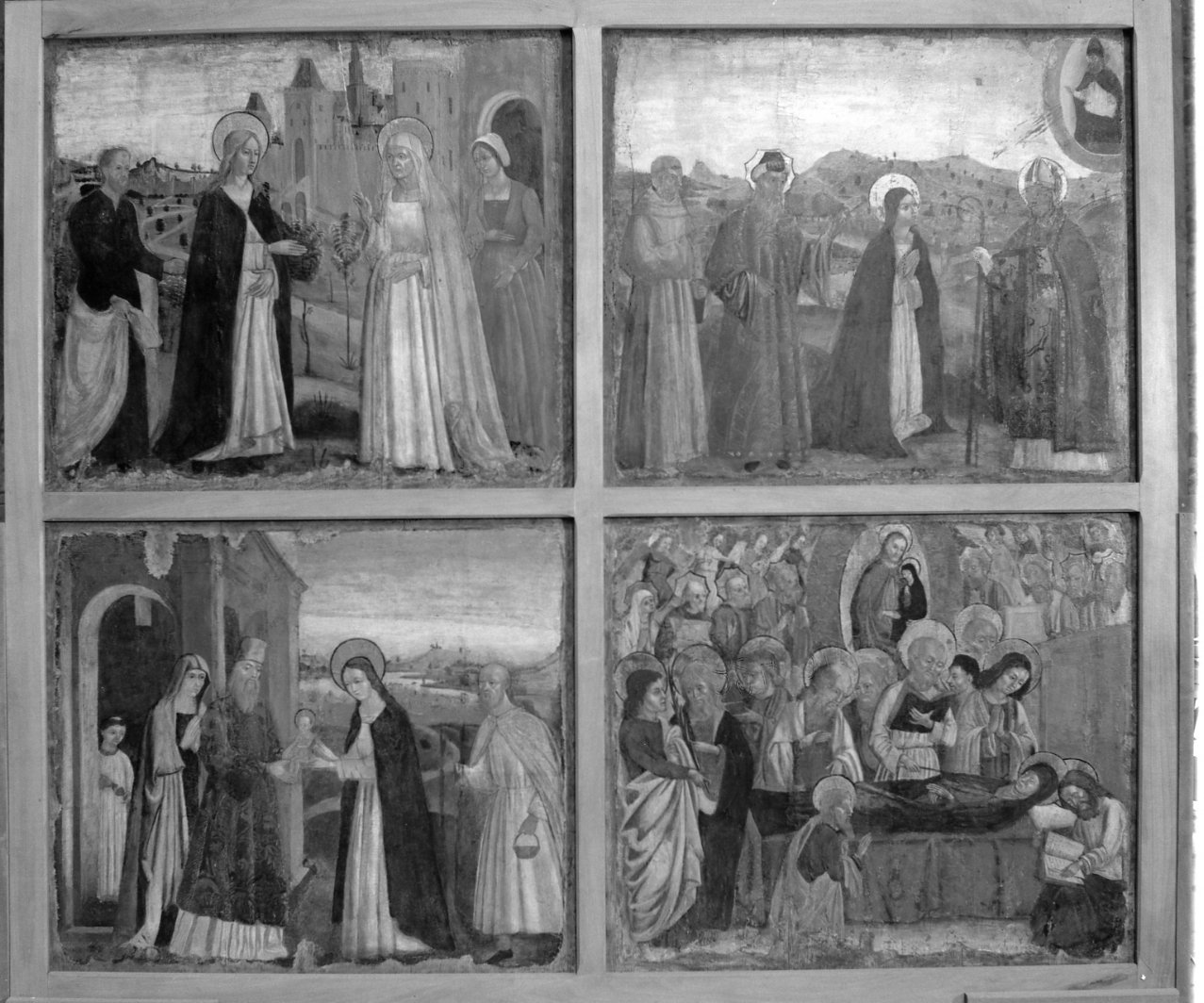 storie della vita di Maria Vergine e di Cristo (dipinto) di Pagano Francesco (bottega), Befulco Pietro (bottega) (ultimo quarto sec. XV)