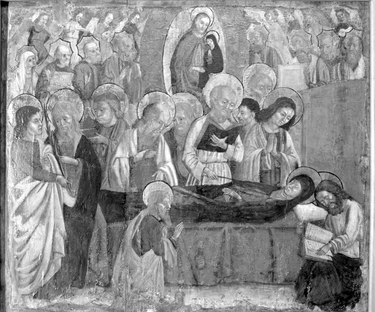 transito della Madonna (dipinto) di Pagano Francesco (bottega), Befulco Pietro (bottega) (ultimo quarto sec. XV)