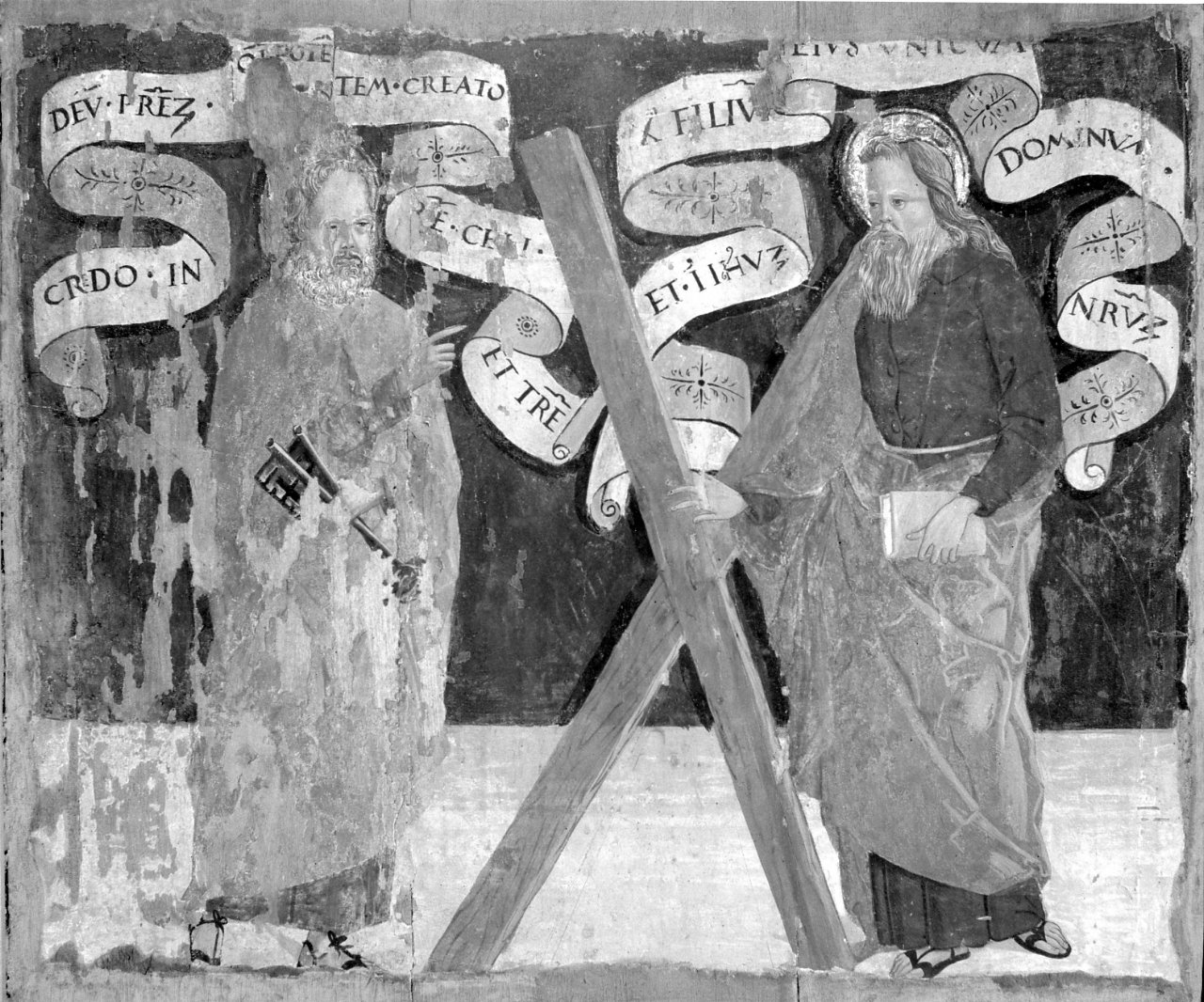 apostoli (dipinto) di Pagano Francesco (bottega), Befulco Pietro (bottega) (ultimo quarto sec. XV)