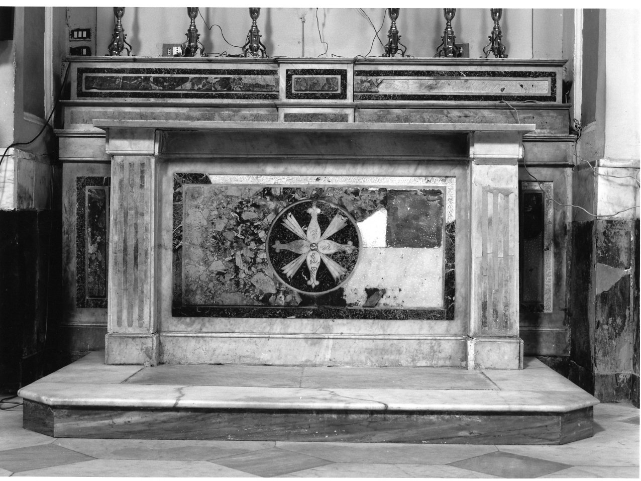 altare - bottega napoletana (primo quarto sec. XIX)