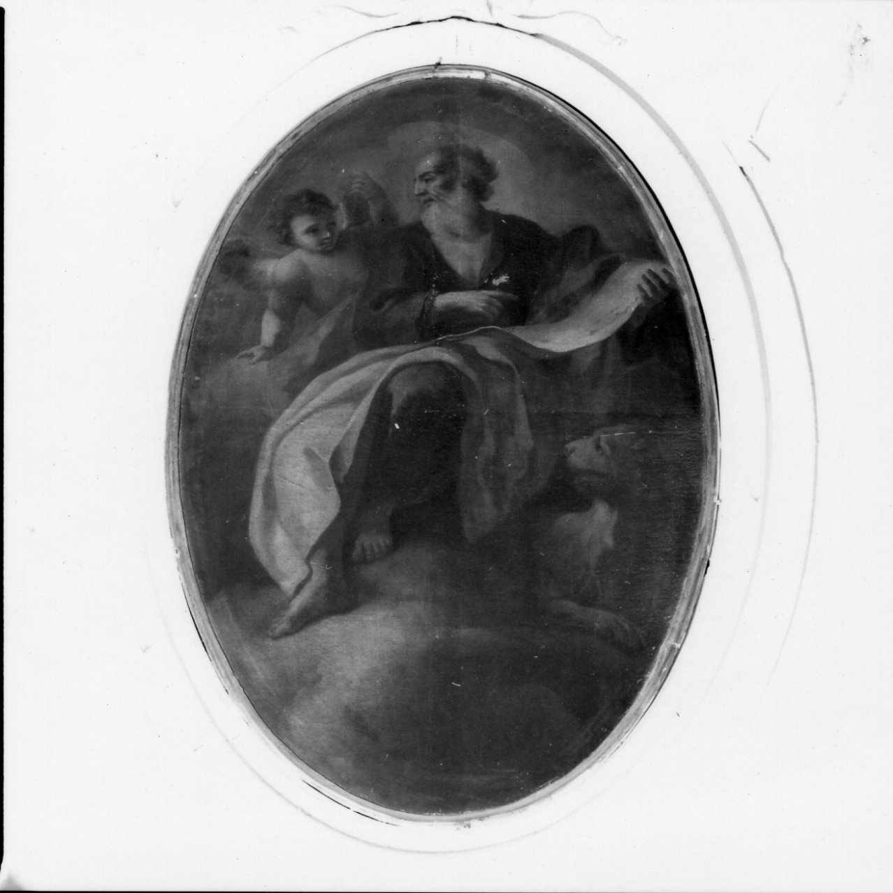 San Marco Evangelista (dipinto) di Cacciapuoti Nicola (secondo quarto sec. XVIII)
