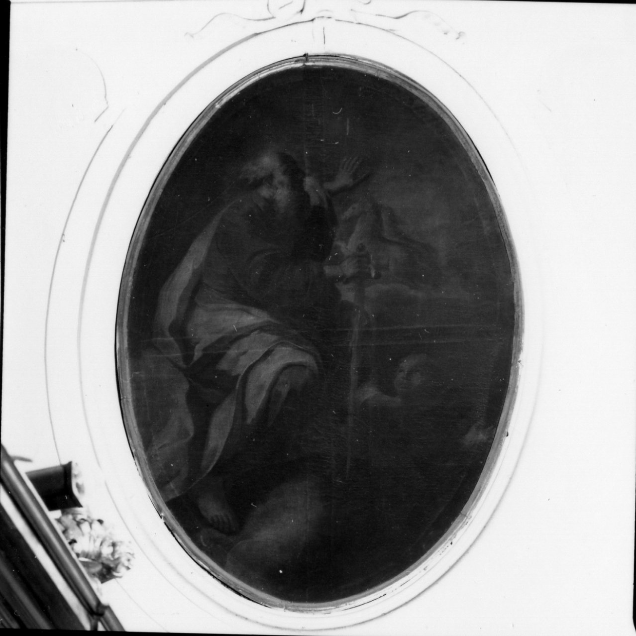 profeta (dipinto) di Cacciapuoti Nicola (secondo quarto sec. XVIII)