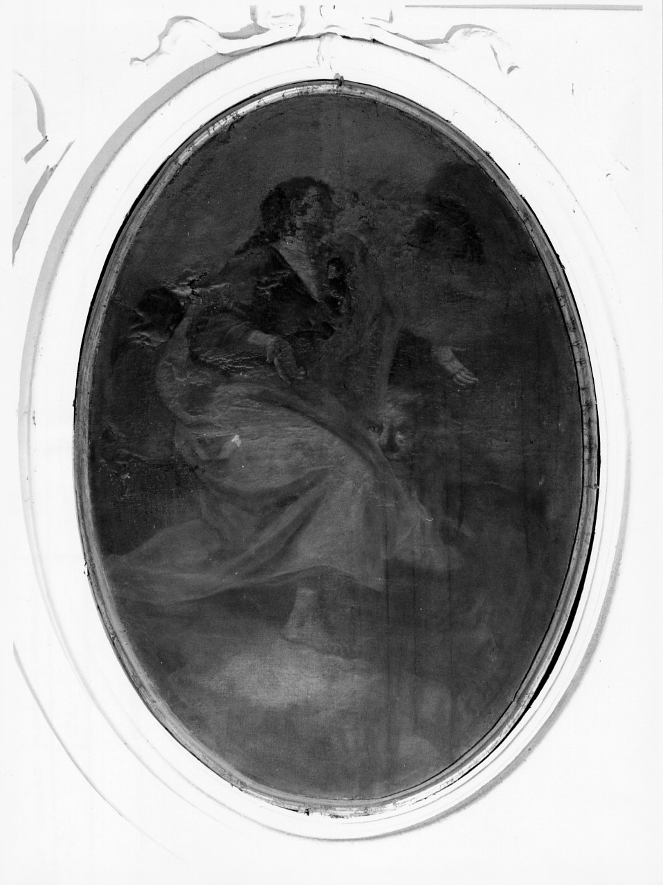 profeta (dipinto) di Cacciapuoti Nicola (secondo quarto sec. XVIII)