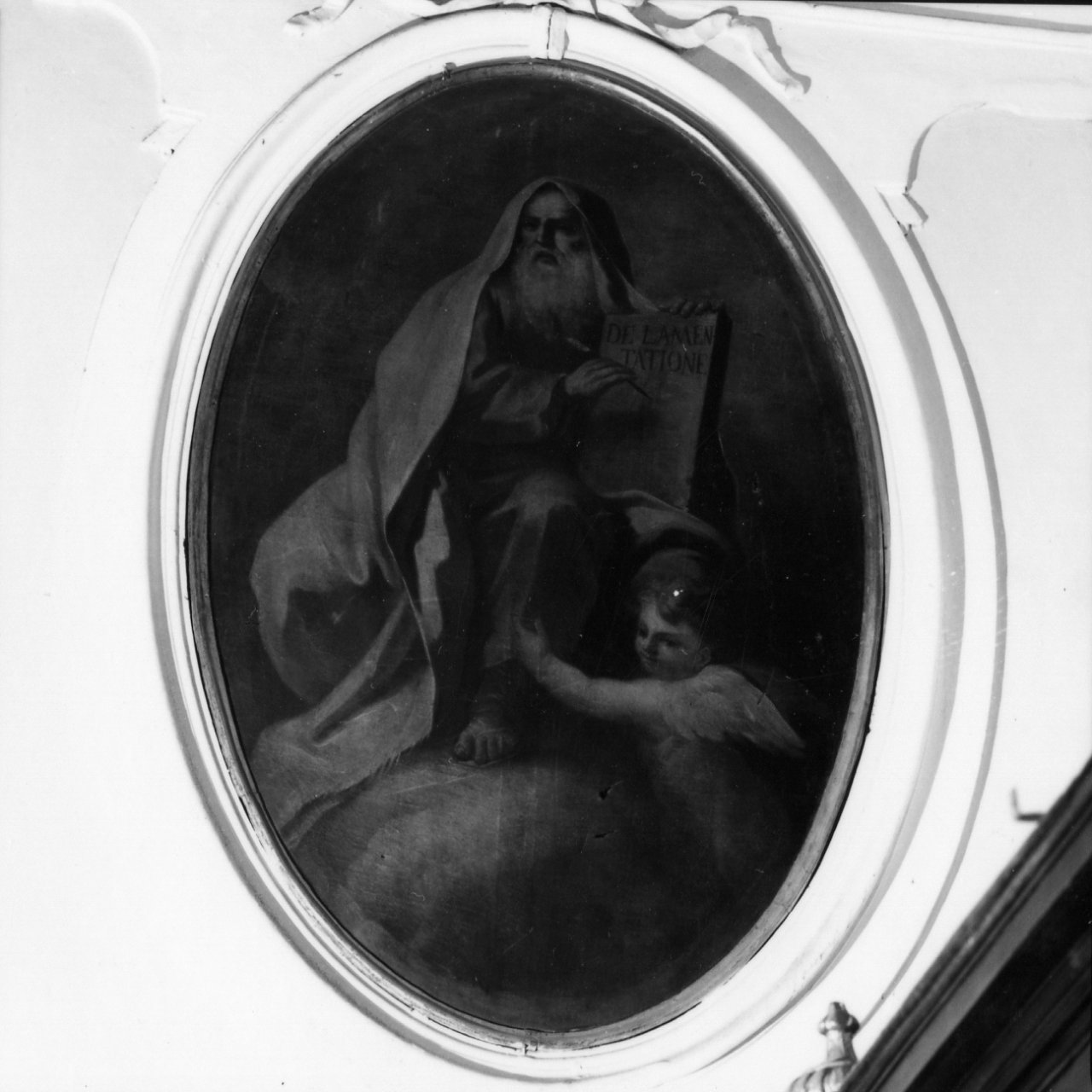 profeta (dipinto) di Cacciapuoti Nicola (secondo quarto sec. XVIII)