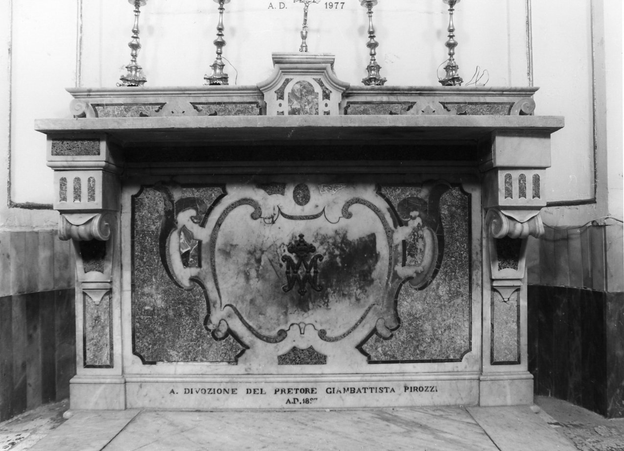 altare - bottega napoletana (prima metà sec. XVIII)