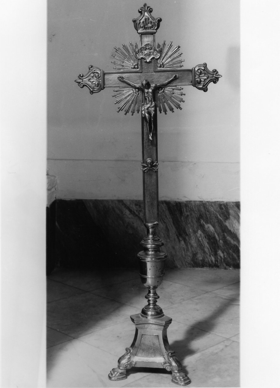 croce d'altare - bottega napoletana (prima metà sec. XIX)