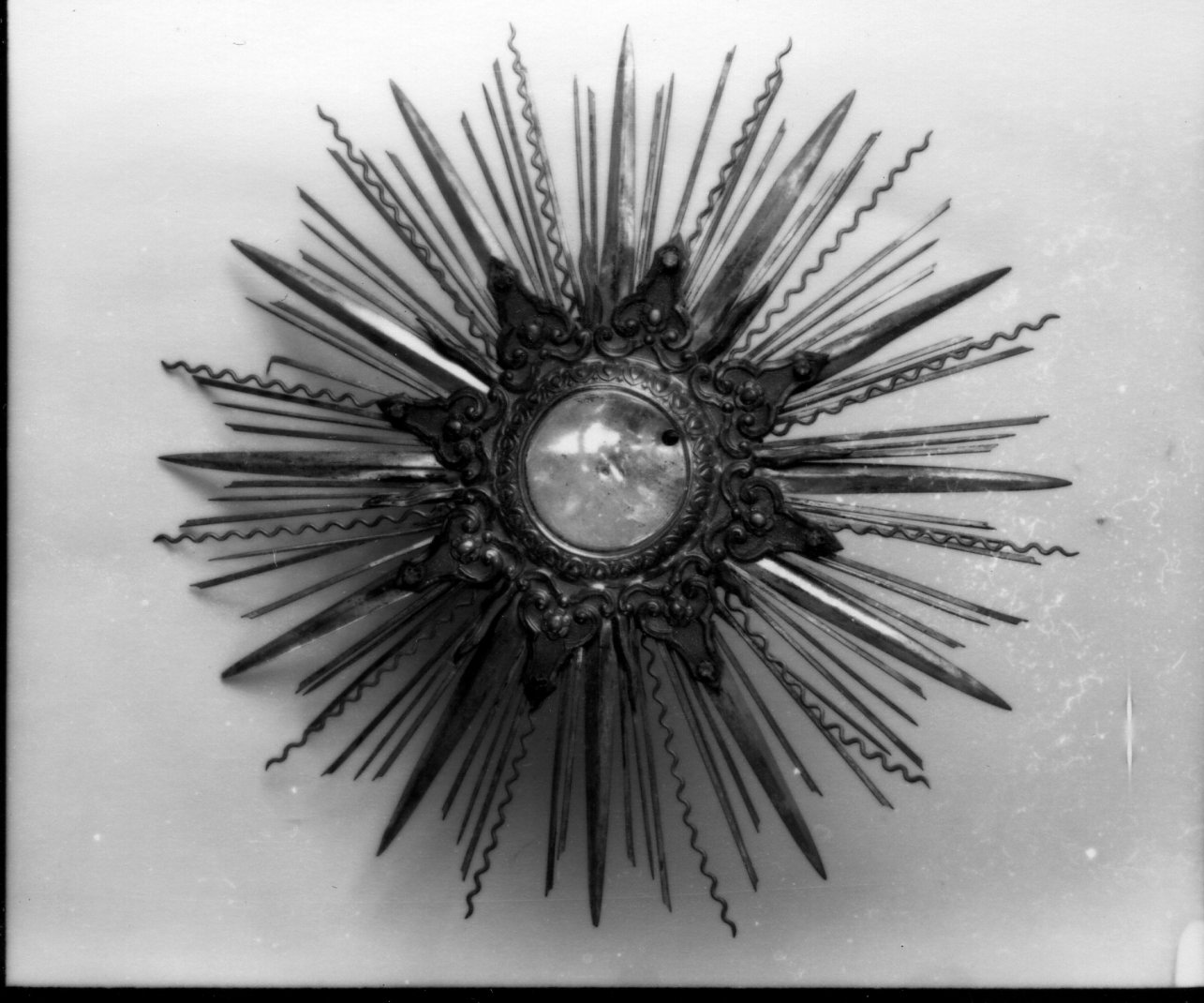 aureola di statua - bottega napoletana (prima metà sec. XIX)