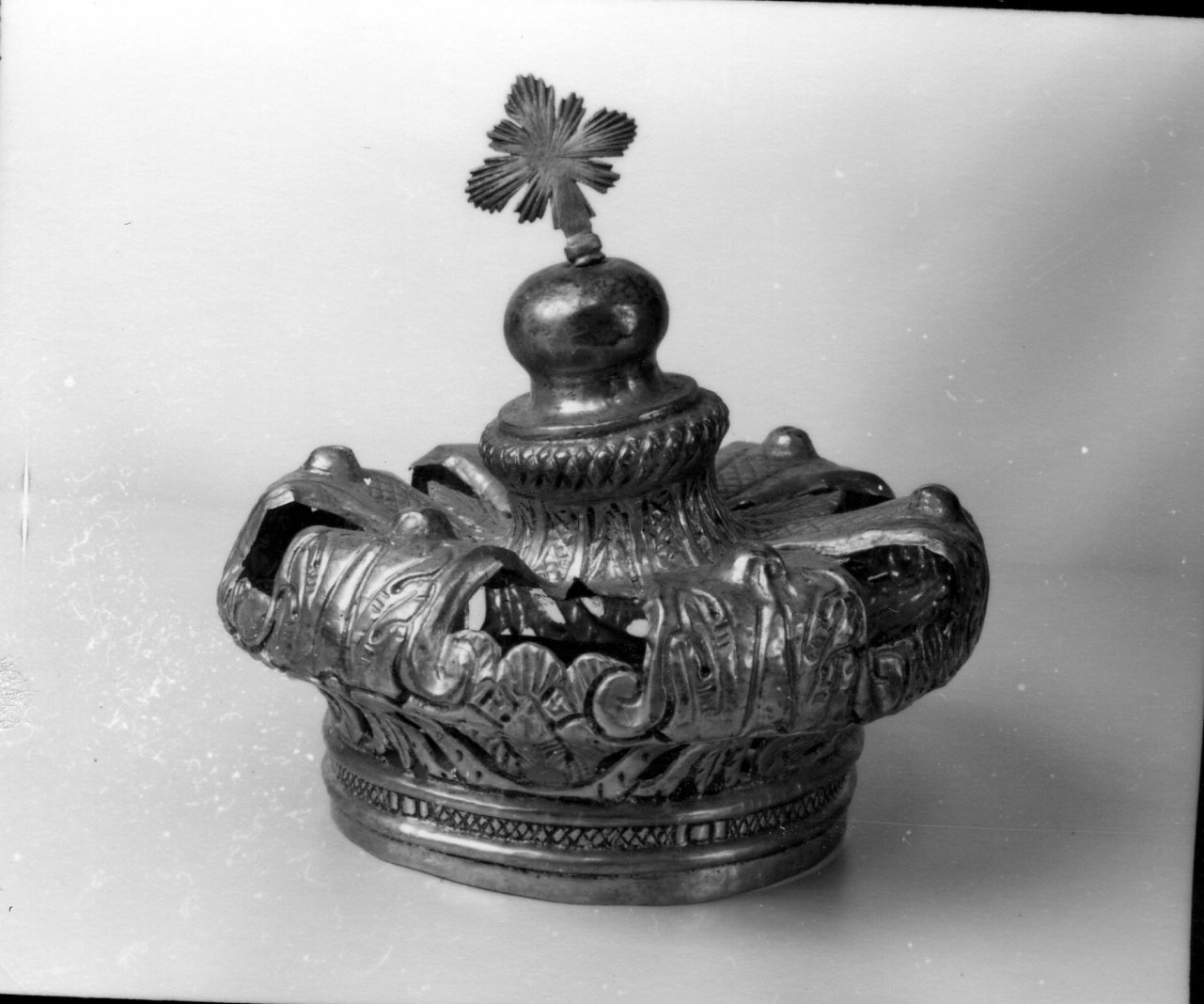 corona da statua - bottega napoletana (seconda metà sec. XIX)