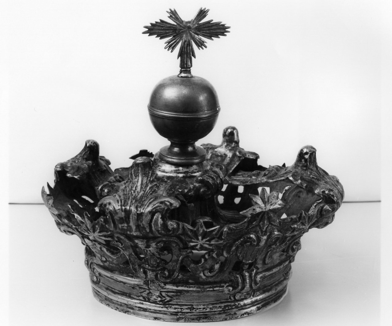 corona da statua - bottega napoletana (seconda metà sec. XIX)