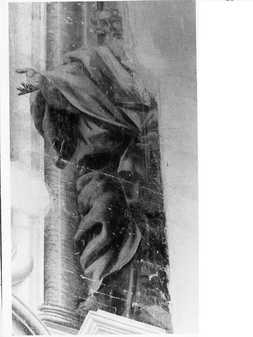 Santo (dipinto, elemento d'insieme) - ambito napoletano (sec. XVII)