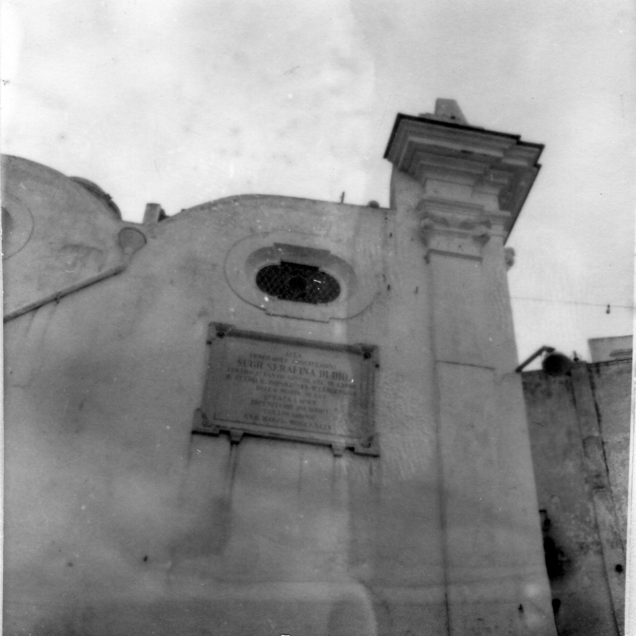 lapide celebrativa - bottega napoletana (sec. XIX)